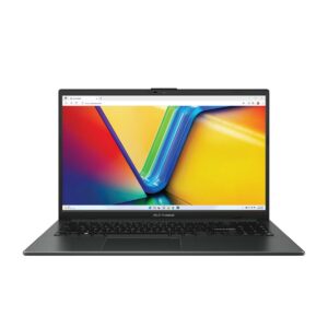 ASUS VivoBook Go Laptop, 15.6" FHD Display, Intel Core i3-N305, 8GB RAM, 128GB UFS, Windows 11 Home, Black (E1504GAWB31)